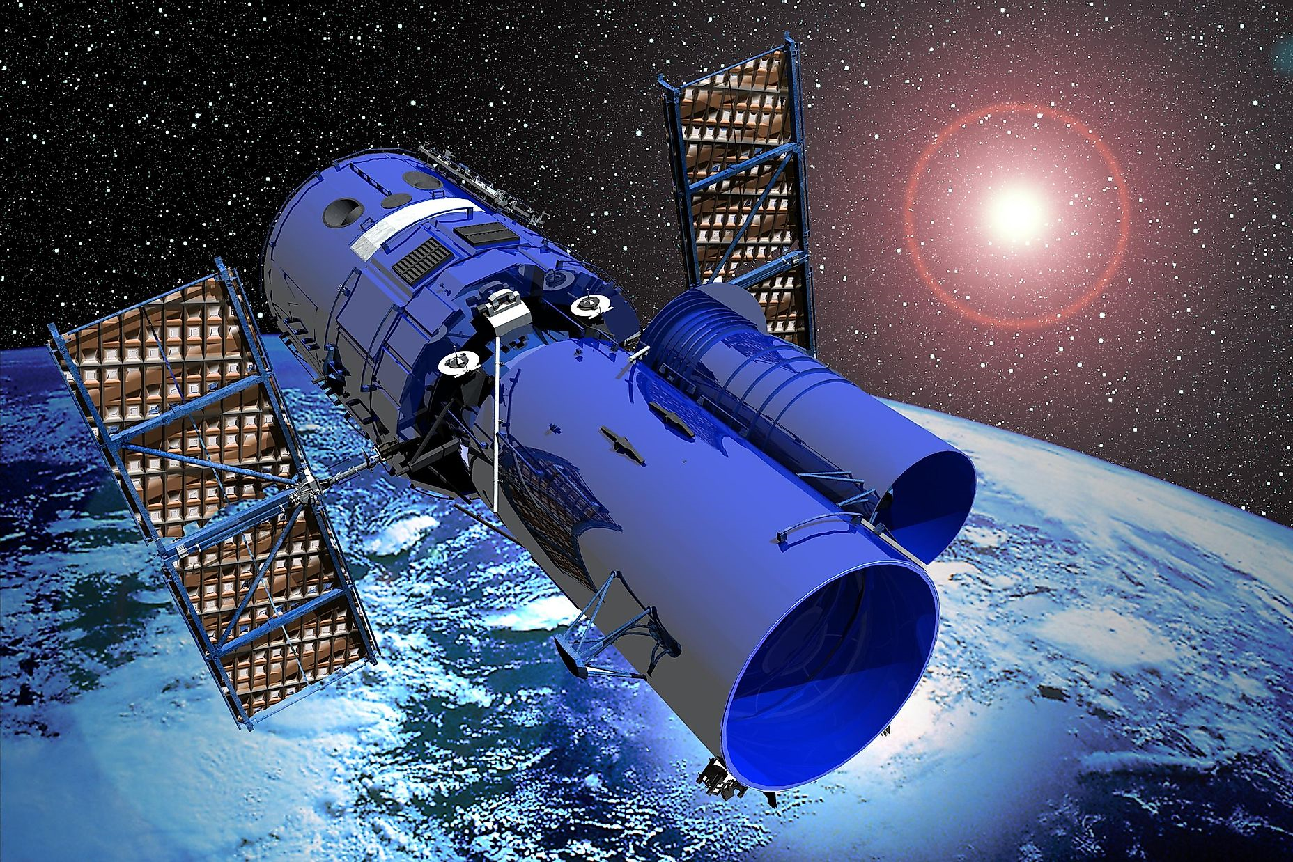 (Hubble Space Telescope – Hình từ Worlddatlas)