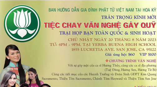 Tiệc Chay Văn Nghệ Gây Quỹ